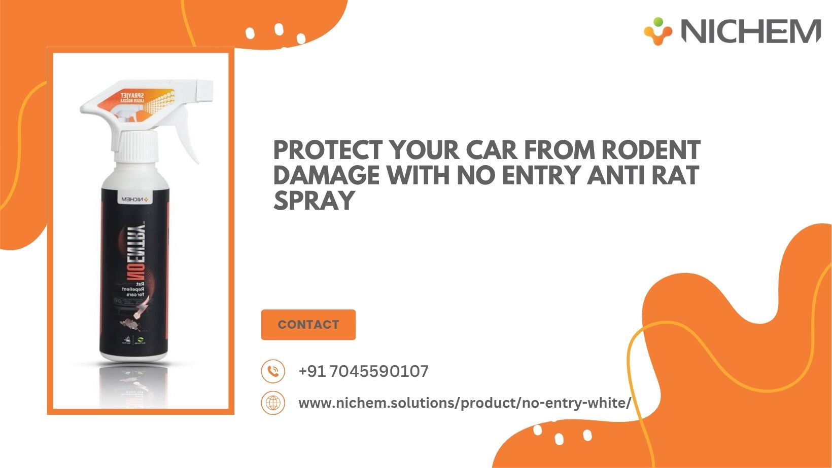 Protect Your Car from Rodent Damage with No Entry Anti Rat Spray