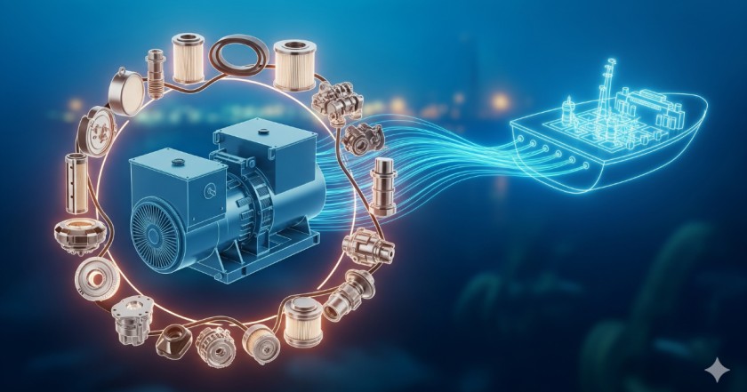 How Do Generator Spare Parts Support Continuous Marine Power Supply?