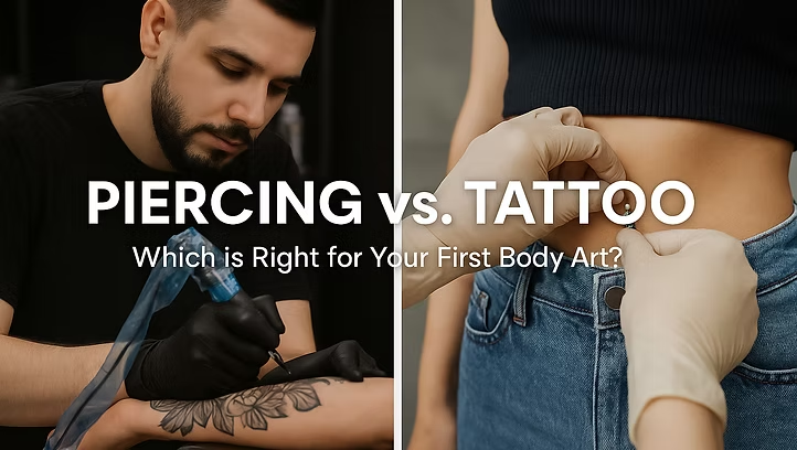 Piercing vs. Tattoo: Which is Right for Your First Body Art?