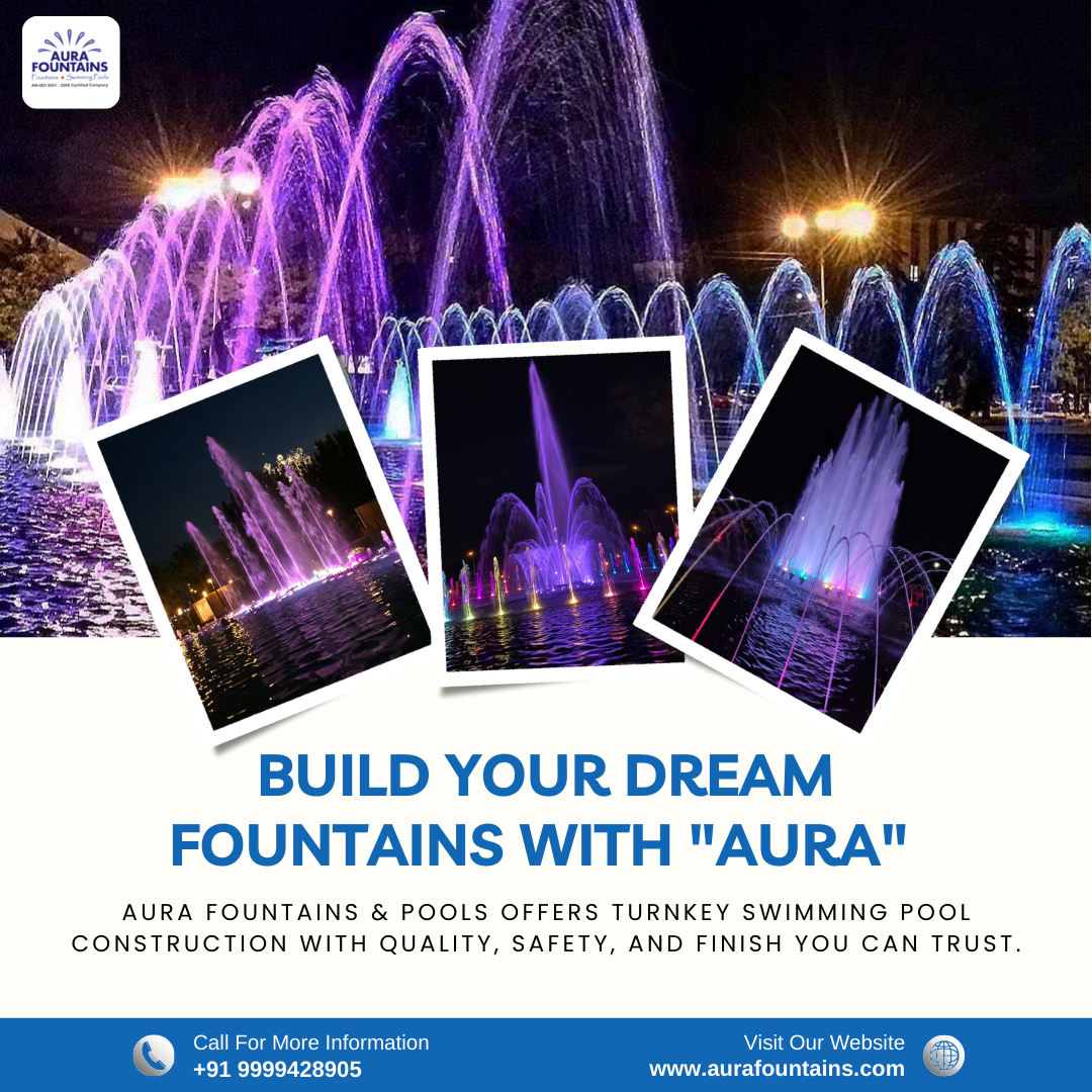 Musical Fountains Manufacturer in India | Aura Fountains