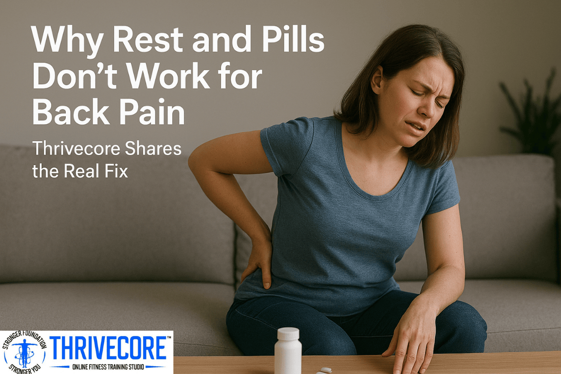 Why Rest and Pills Don¡¯t Work for Back Pain¡ªThrivecore Shares the Real Fix