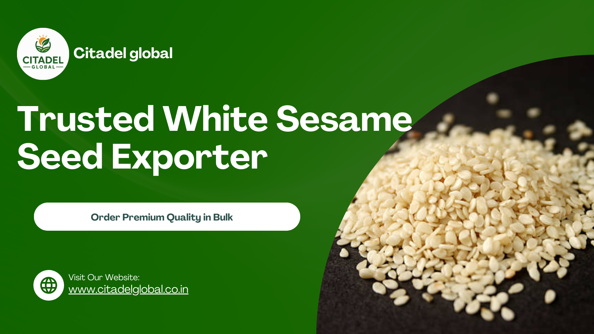 Trusted White Sesame Seed Exporter 每 Order Premium Quality in Bulk