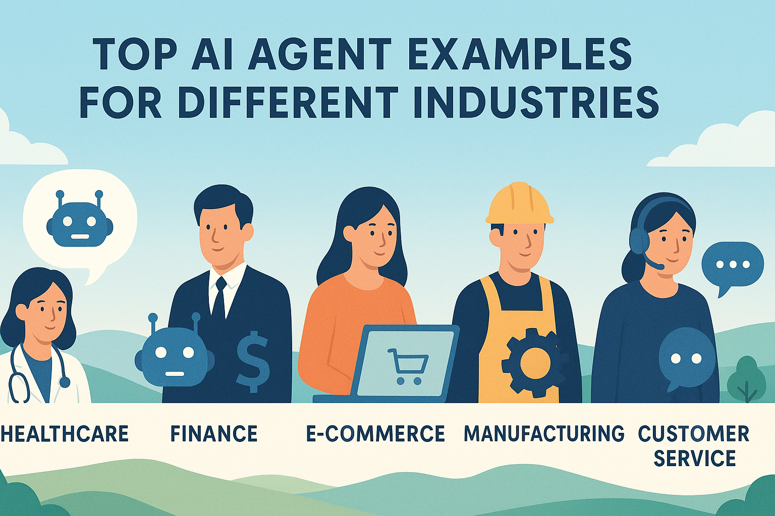 Top AI Agent Examples for Different Industries