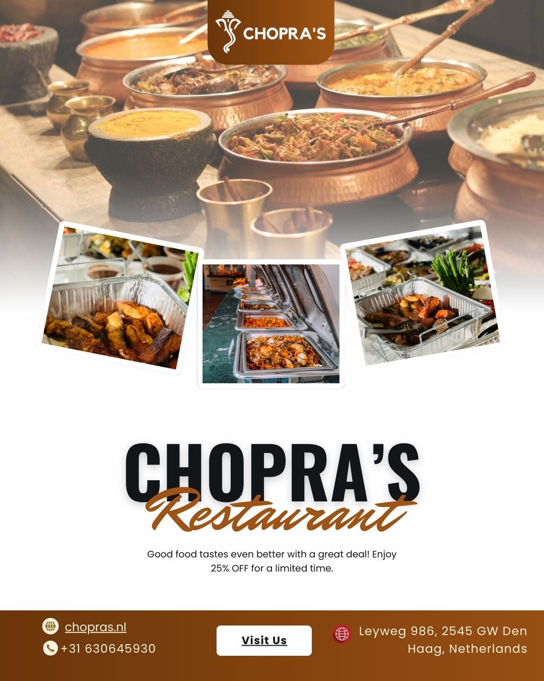 Chopra's?-?Top Indiaas Restaurant in Den Haag Serving Real Indian Streetfood