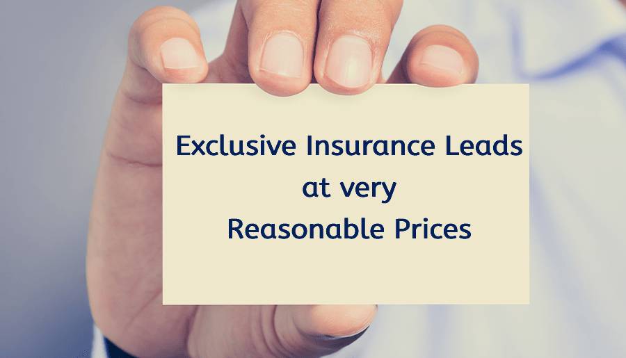 A Wide Array Of Exclusive Insurance Leads At Very Reasonable Prices!