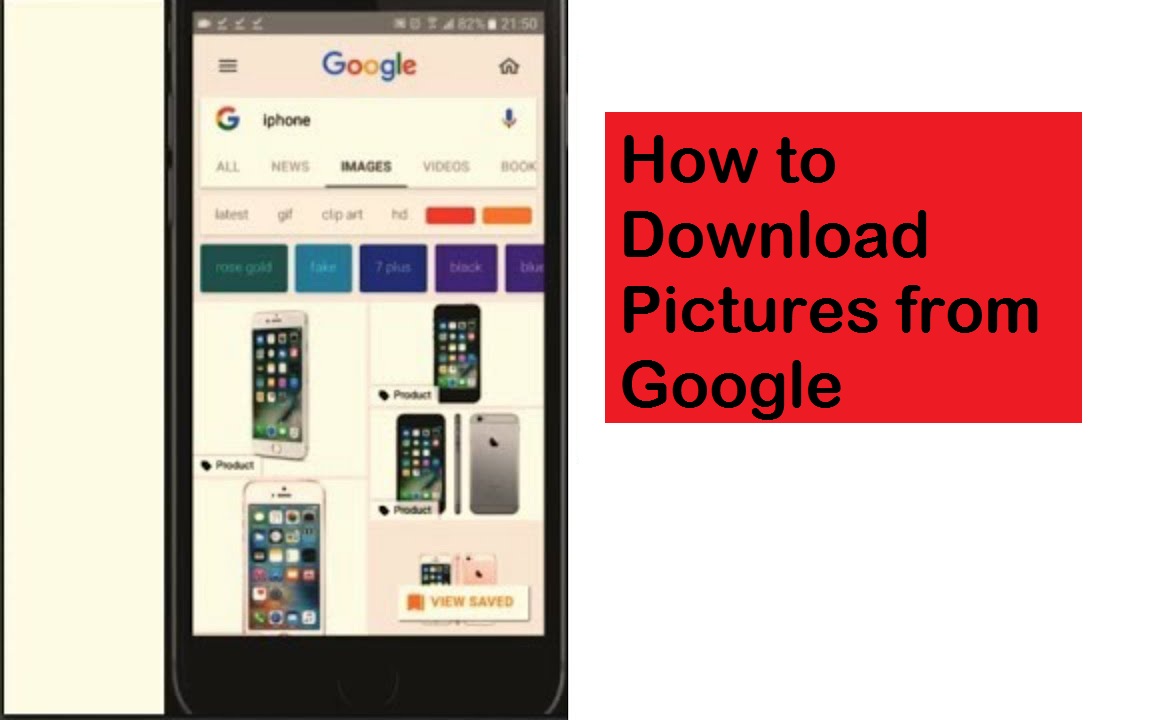 How to Download Pictures from Google