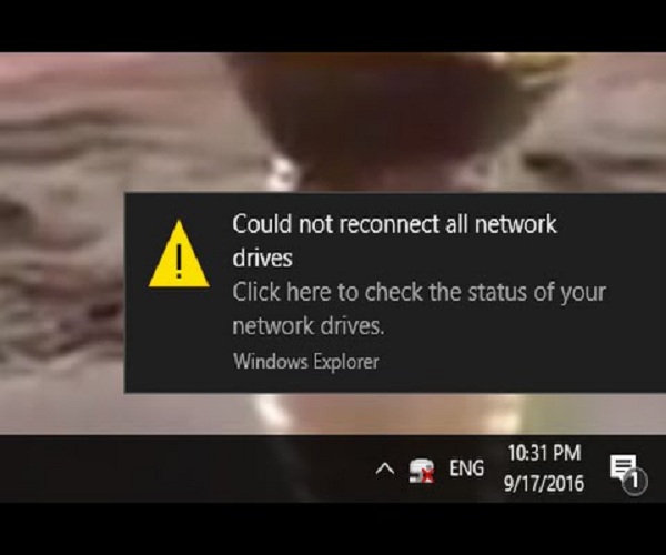 How to Fix “Could not Reconnect All Network Drives” Error?