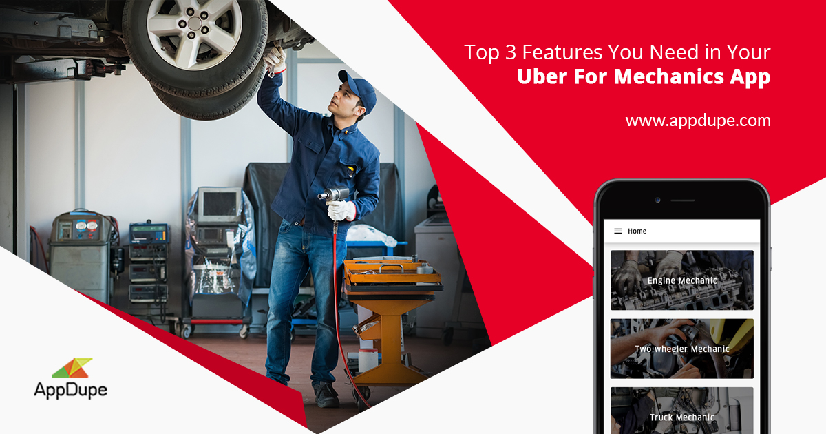 We Help You Create Your Own Uber For Mechanics App