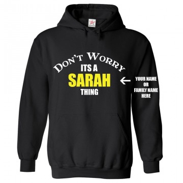 Personalised Bar Mitzvah Hoodie with your Custom Text Printed in Funky Rock Text