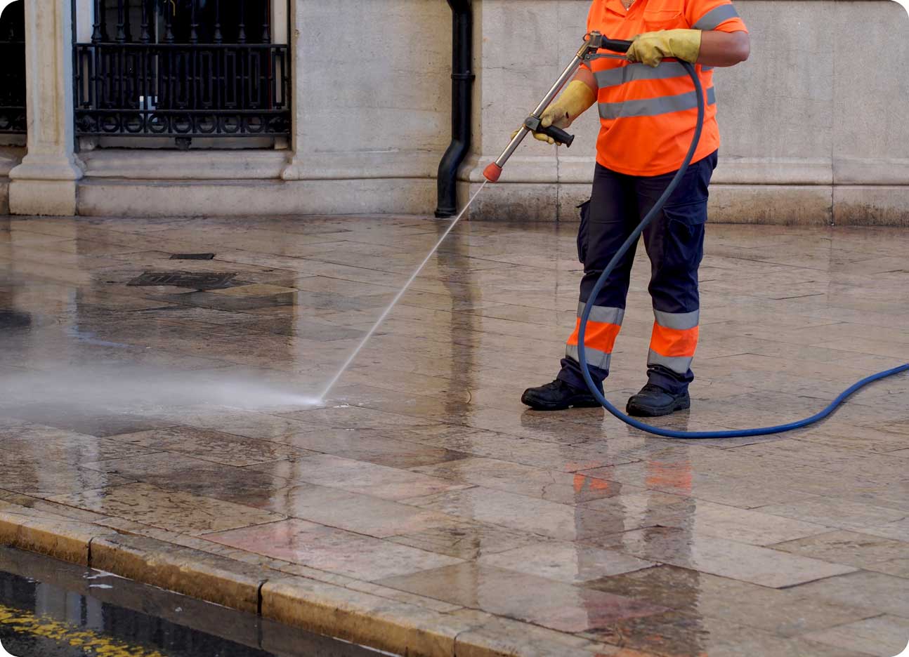 commercial pressure washing