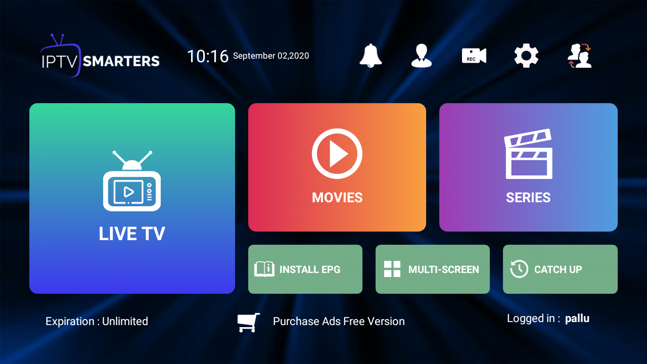 SMARTERS CUSTOM IPTV PLAYER AVAILABLE WITH ADVANCED FEATURES