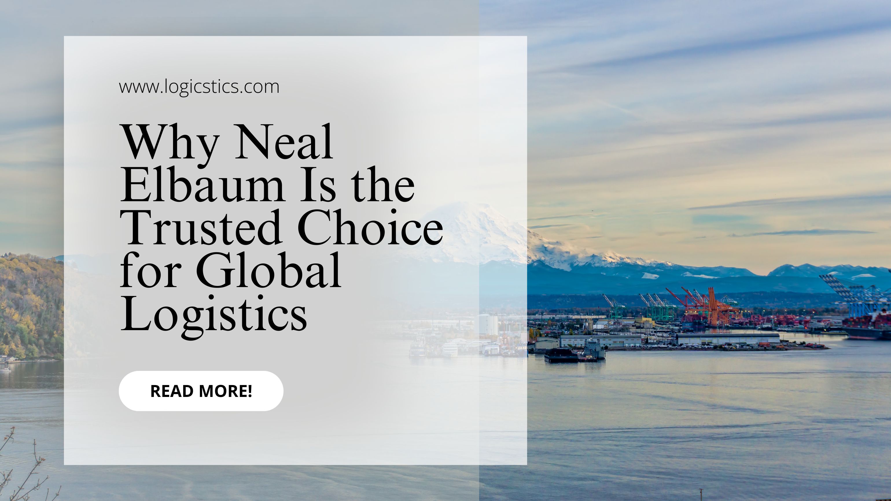Why Neal Elbaum Is the Trusted Choice for Global Logistics