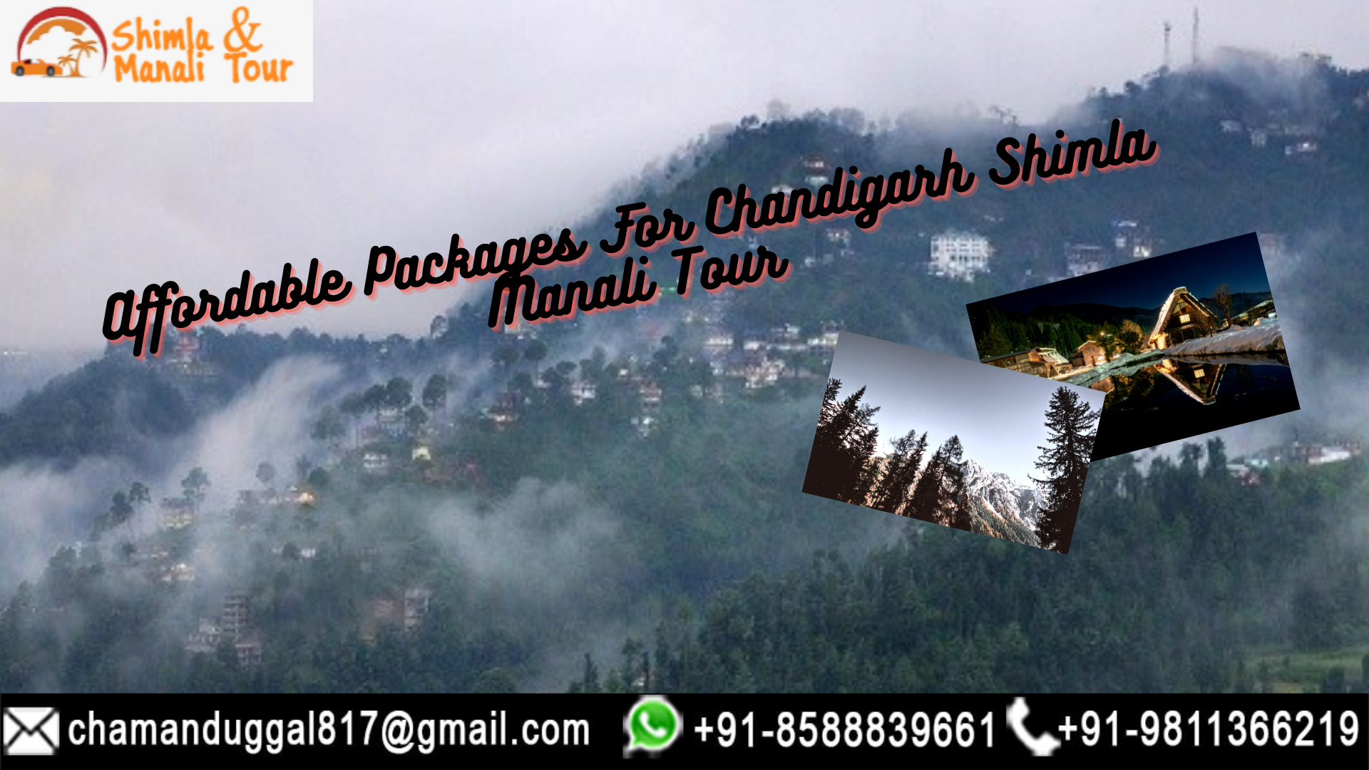 Affordable Packages For Chandigarh Shimla Manali Tour