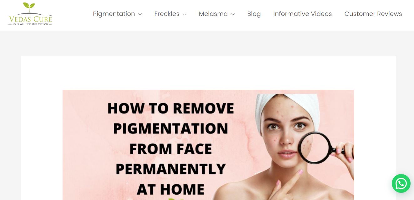 How to remove pigmentation from face permanently at home