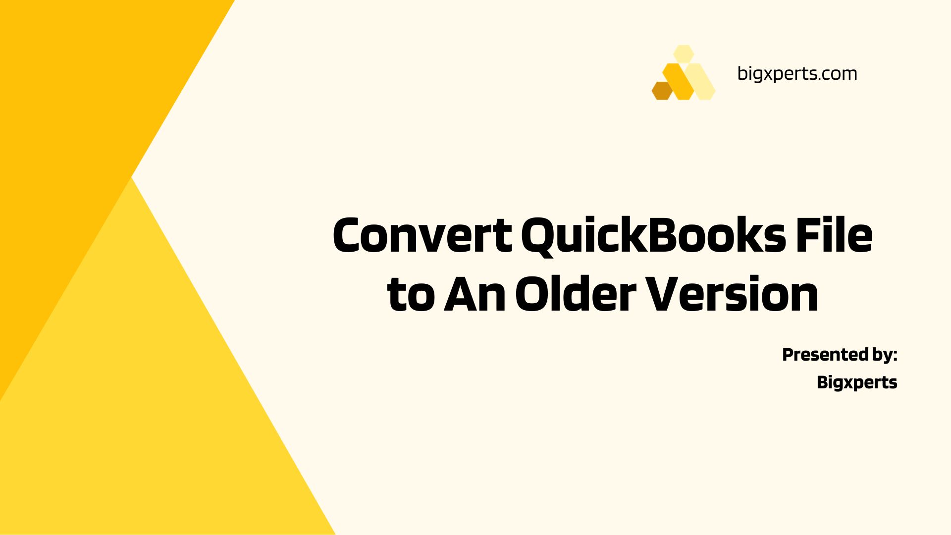 How to Easily Convert QuickBooks Files to an Older Version?