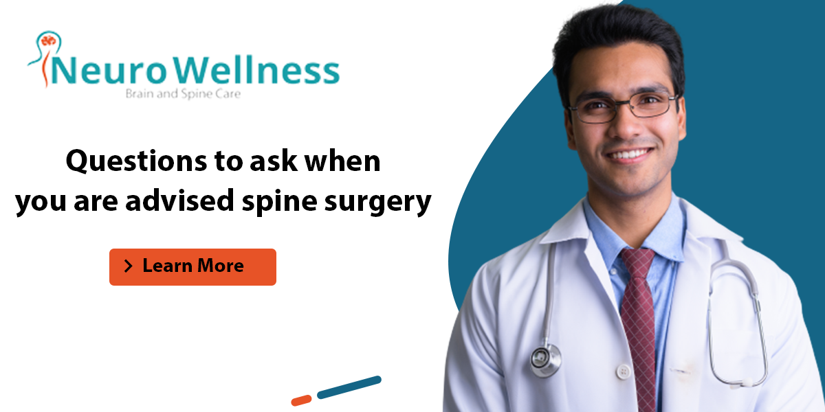 Questions to ask when you are advised spine surgery