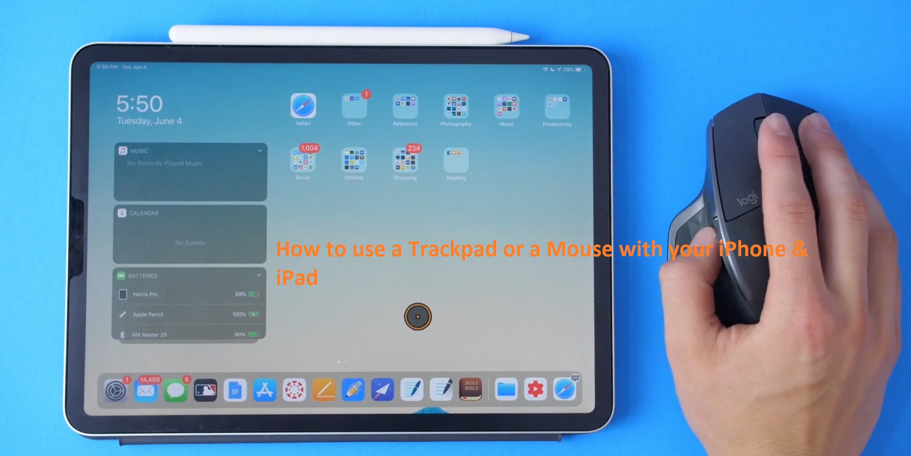 How to use a Trackpad or a Mouse with your iPhone & iPad