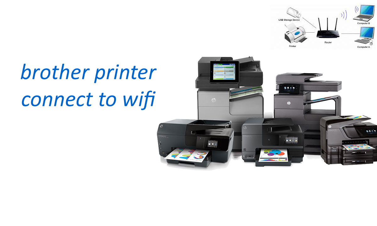 How to connect brother printer to a wireless network