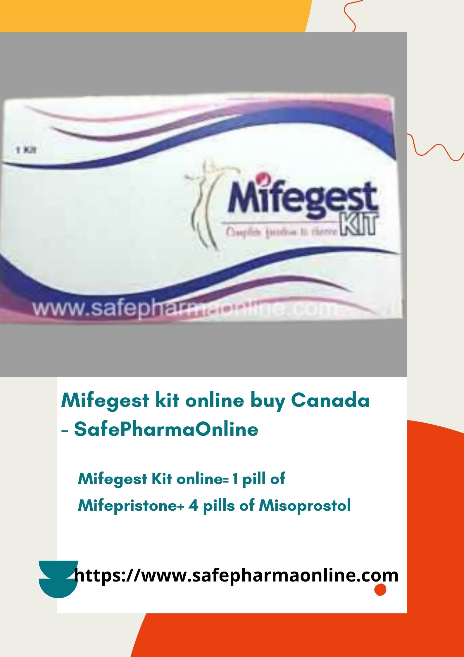 Mifegest kit online buy Canada - SafePharmaOnline