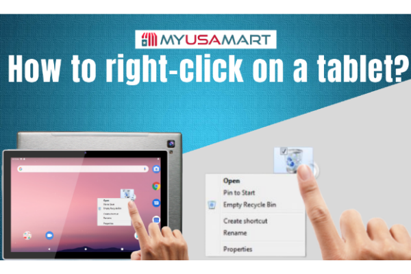 How to right-click on a tablet?