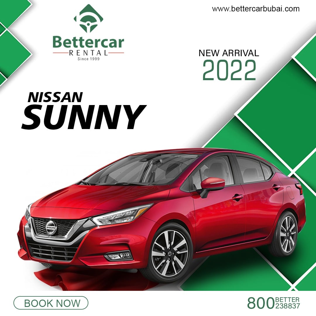 How to rent Nissan Sunny in Dubai?