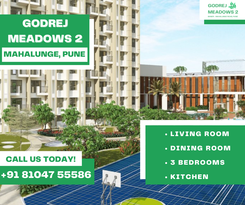 Godrej Meadows Mahalunge-Baner: Riverfront Paradise with Hilly Panorama