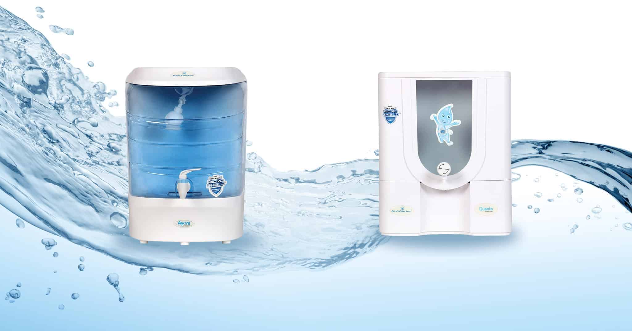 Water Purifier Cleans the Water by removing the extra suspended particles