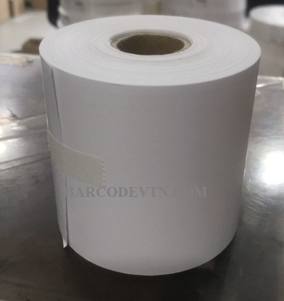 Giấy decal in nhiệt K80x80 liên tục dạng cuộn 30m giá thành hợp lý