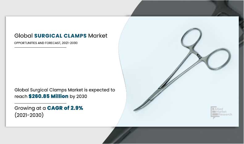 Surgical Clamps Market is Projected to Reach $260.85 Mn by 2030