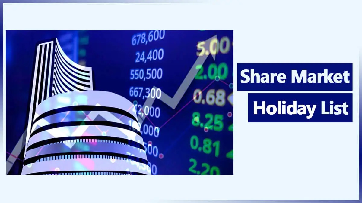 Share Market Holiday List 2022 | Trading Holidays Calendar