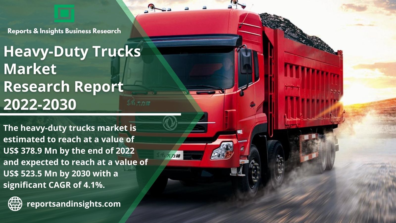 Insights on Heavy-Duty Trucks Market Overview To Intersect Growth With Innovation Between 2022 to 2030