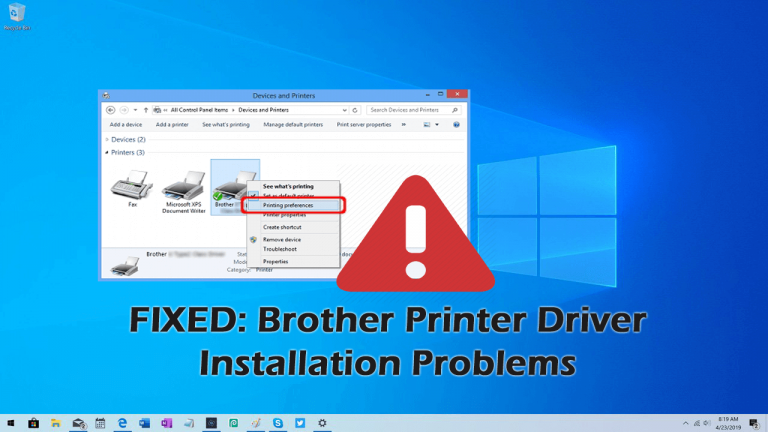 Diagnosis Brother Printer Software Installation Problems