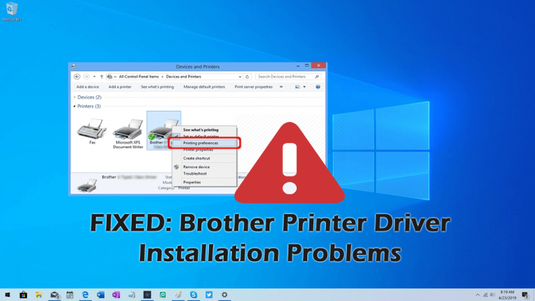 Diagnosis Brother Printer Software Installation Problems 