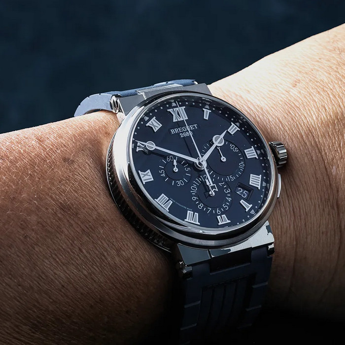 Breguet's Blue Attraction - Breguet Marine Chronograph 5527