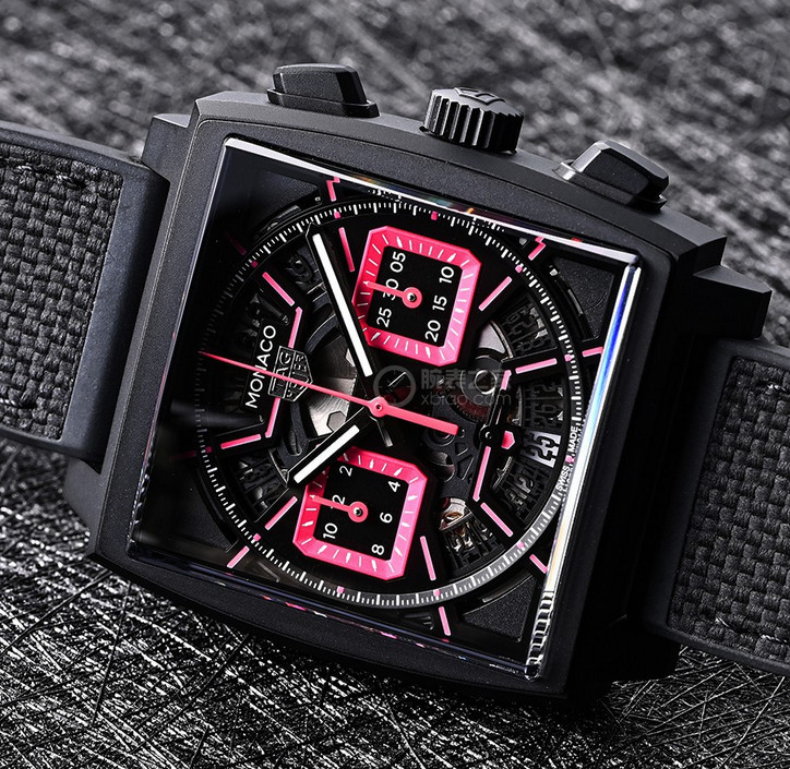 TAG Heuer Monaco Chronograph Pink For Las Vegas