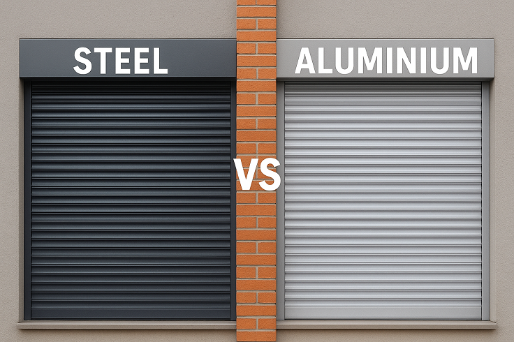 Steel vs Aluminium Roller Shutters: Which Should You Choose for Your Business?