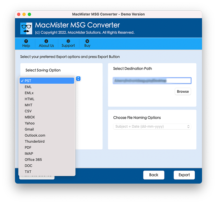 How to Save MSG File as EML on Mac?