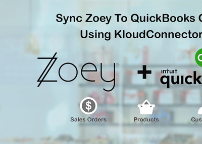 KloudConnectors Announces Zoey to QuickBooks Online Connector !