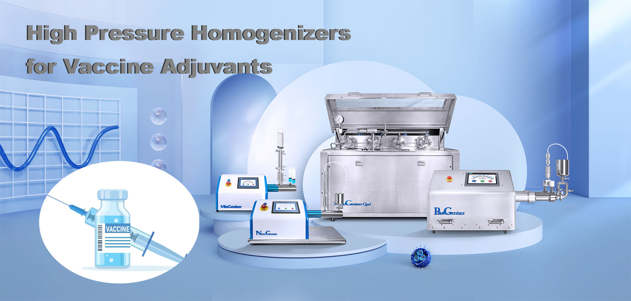 High Pressure Microfluidic Homogenization for Vaccine Adjuvant Preparation: Boosting Vaccine Effectiveness