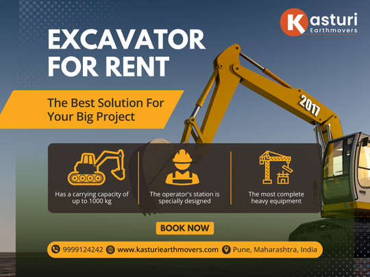 Excavator Rental Services: Your Trusted Partner for Earthmoving and Construction Projects