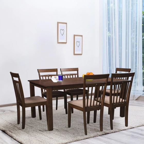 6 Seater Dining Table in Bangalore Zupyak