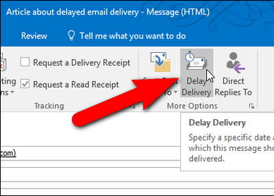 How to Delay or Schedule Outlook Messages