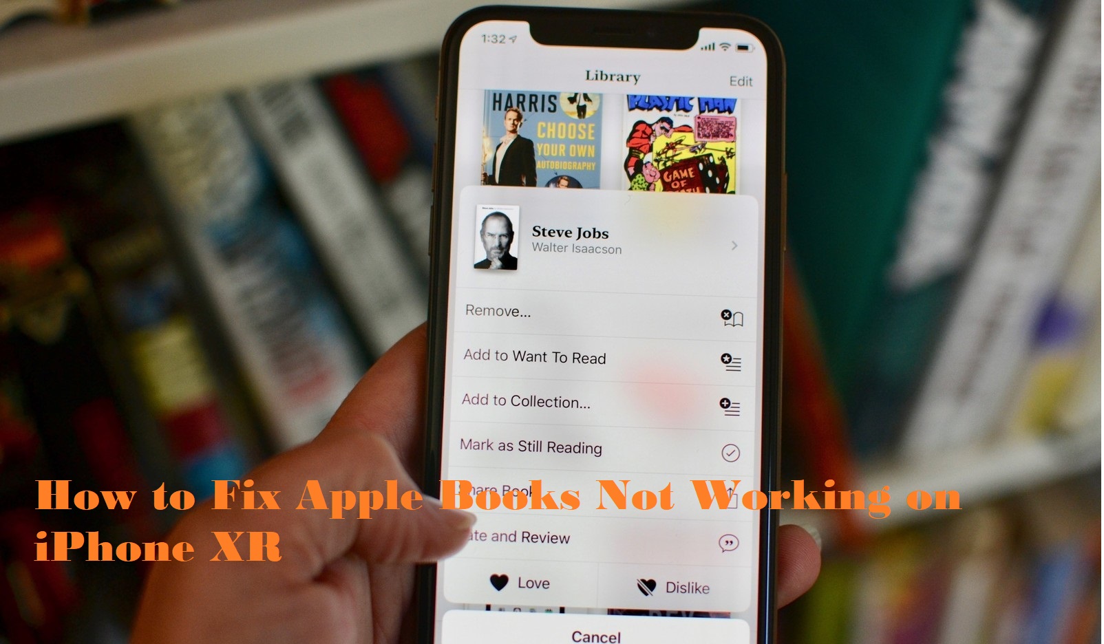 How to Fix Apple Books Not Working on iPhone XR