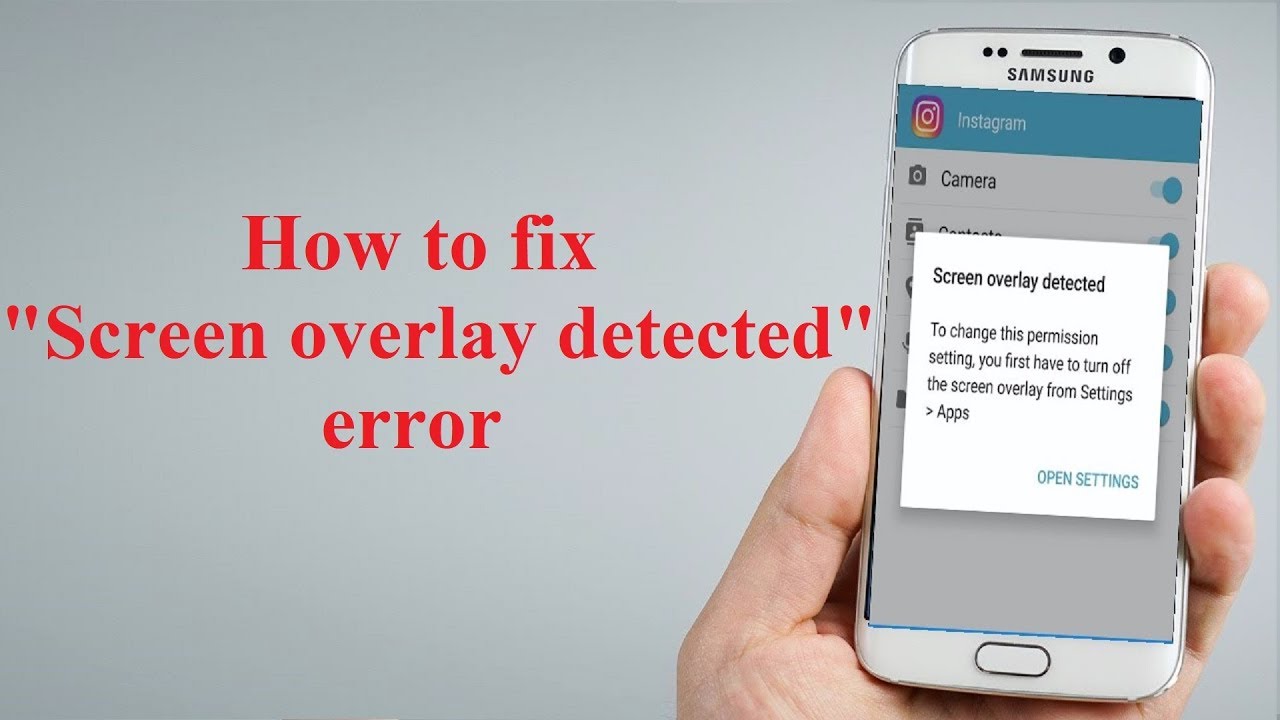 How to Fix the Error “Screen Overlay Detected” on Your Android