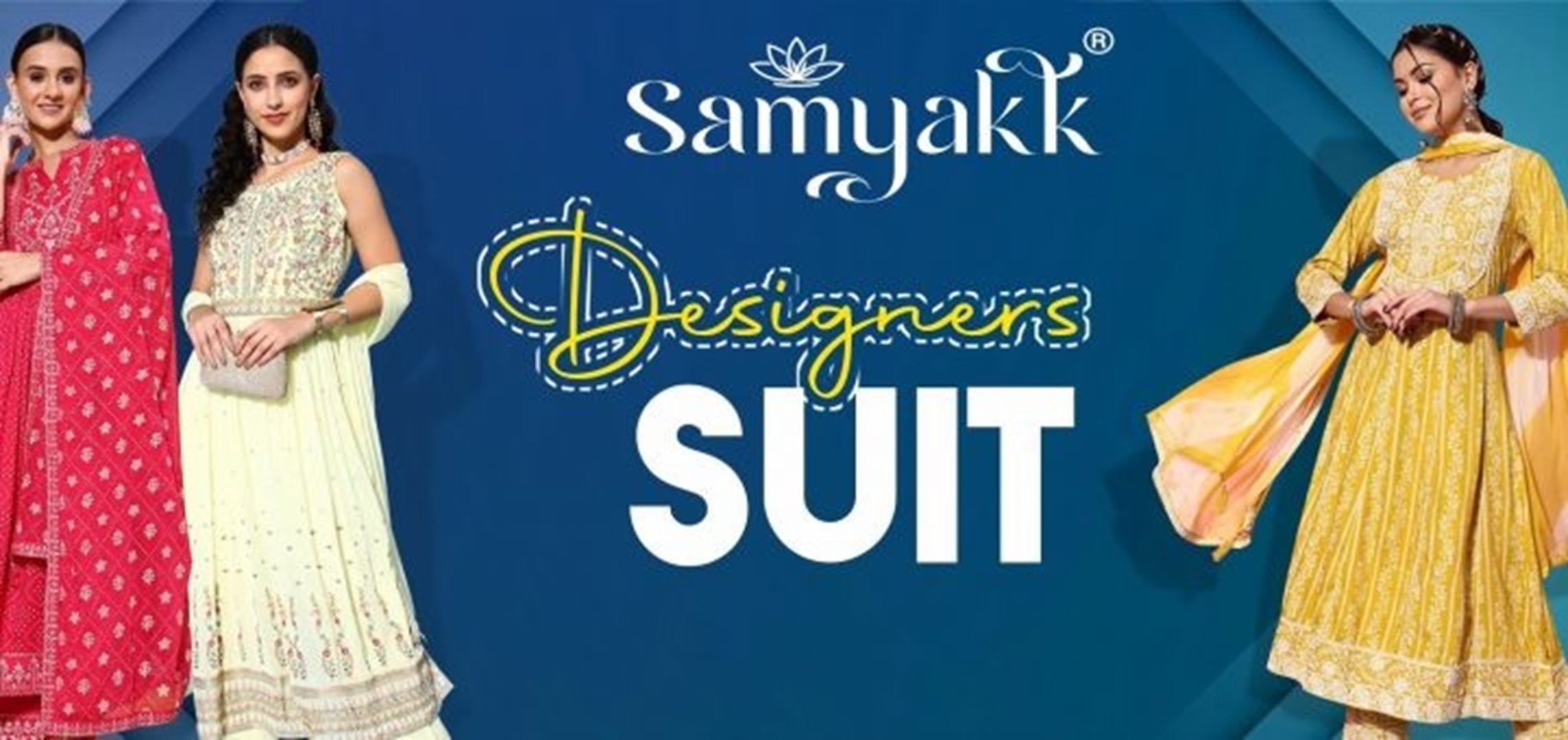 Explore the Trendiest Salwar Suit Designs Available at Samyakk.com