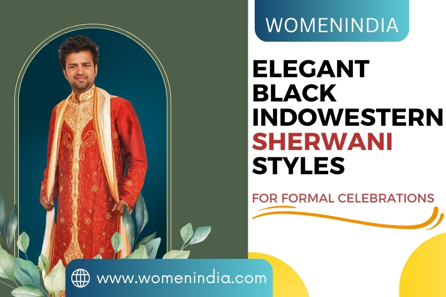 Elegant Black Indo-Western Sherwani Styles for Formal Celebrations