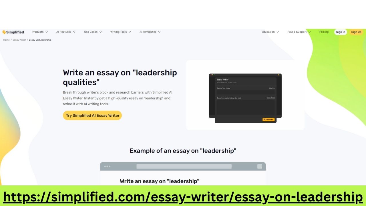 Elevate Leadership Writing: Online Essay Writer