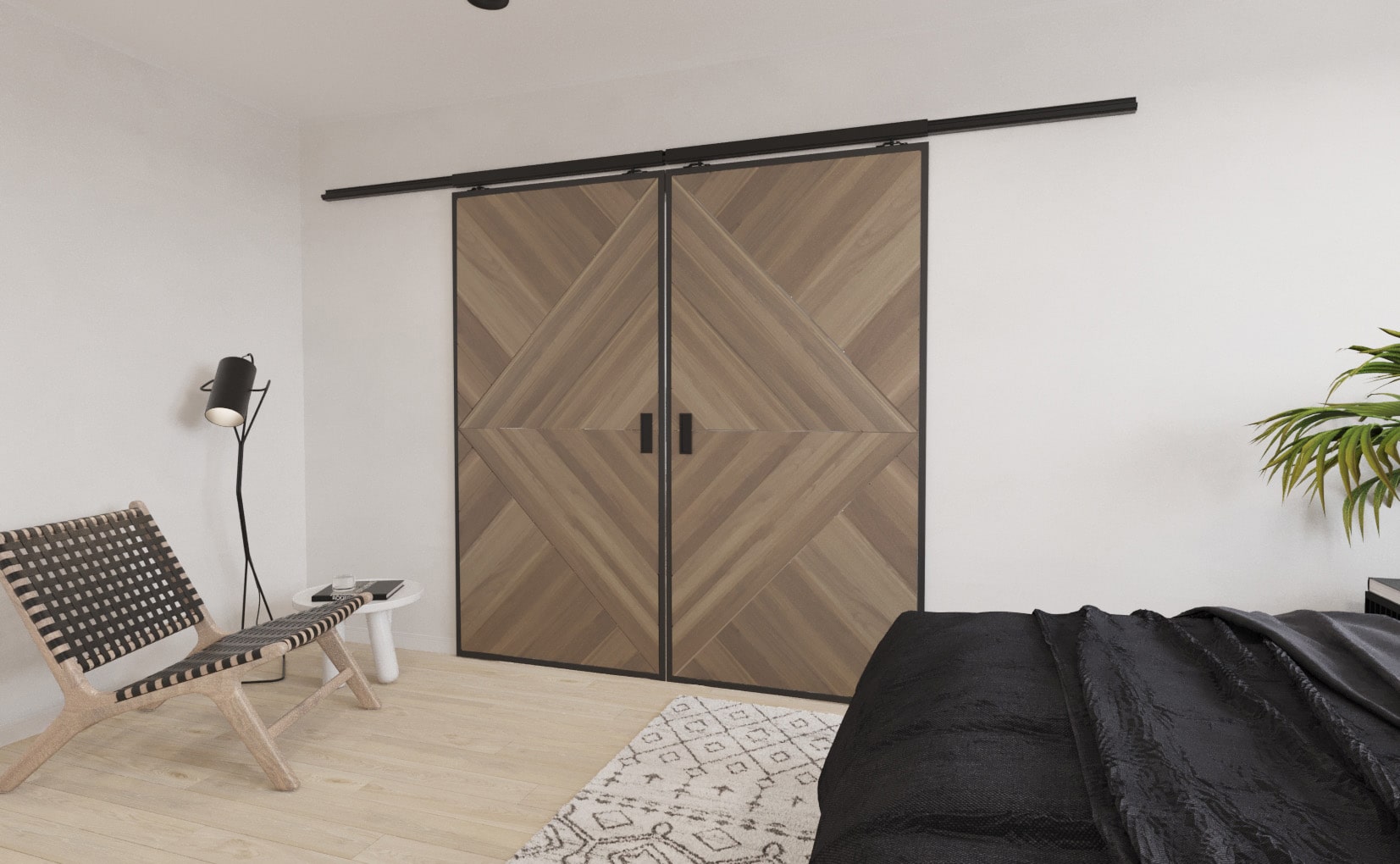 Key factors to consider such as material, style, size, and finish when choosing barn doors for your home.