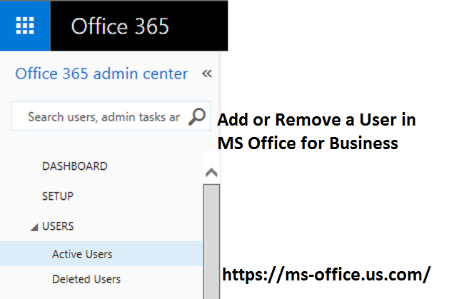 How Can I Remove or Add A User from A Microsoft Office for Business? - www.office.com/setup