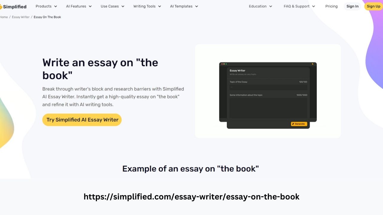 Chaptered Creativity: The Book Essay Writer - Free and Online Exploration